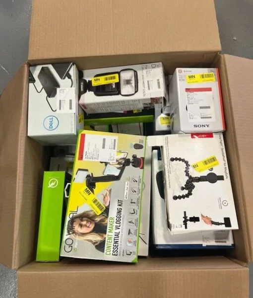 BOX OF RETURNS (Electronics) – ITEMS 23 – LOT 31848