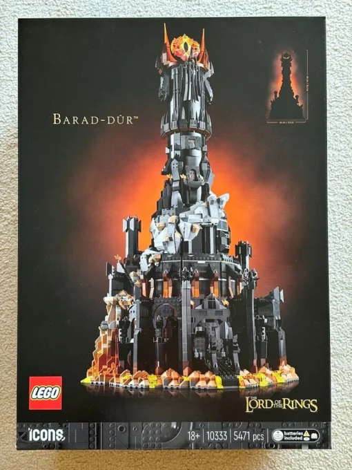 LEGO 10333 The Lord Of The Rings Barad-dur & 40693 Fell Beast Rare New Sealed — image 5